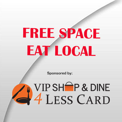 FREE SPACE Mills 50/Milk District brought to you by VIP Shop & Dine 4Less Card