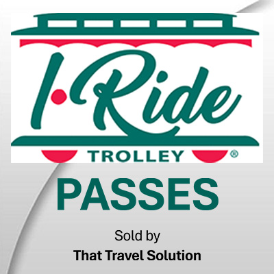 I-Ride Trolley Passes sold by THAT Travel Solution